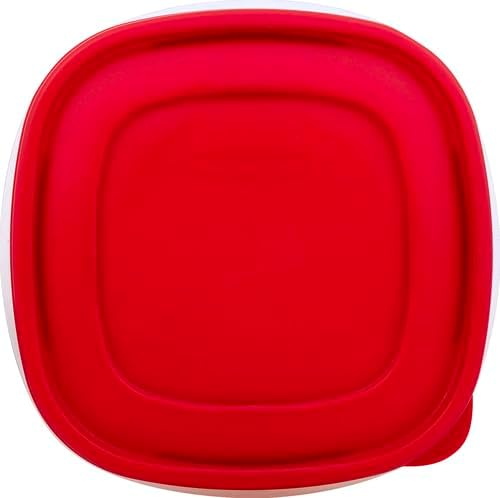 Rubbermaid Easy Find Lids - 9 Cup Food Storage Container in Racer Red | Airtight & Stackable