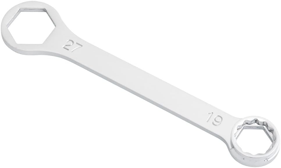 TUSK 22mm/27mm Racer Axle Combo Wrench with 13/16" for 2-Stroke Plug Removal