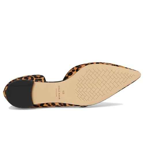 Cole Haan Women's Noella Bow Skimmer, Leopard Print, 7.5-B US
