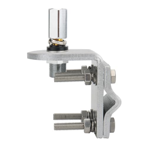 CB Radio Antenna Mounting Bracket CB Mounting Bracket SO239 Heavy Duty Stud Mount Adaptor Compatible with PL-259 and Standard 3/8-24 Threaded Antenna