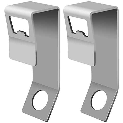 Cooler Lock Bracket, 2 Pack with Bottle Opener, Tie Down Kit Made of Durable Stainless Steel, Compatible with Yeti/RTIC Coolers