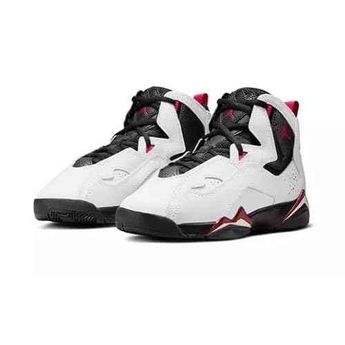 Jordan Toddler's True Flight White/Black-Varsity Red (343797 100) - 7
