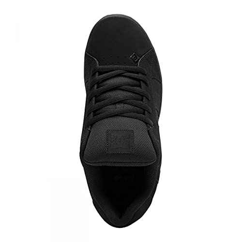 DC mens Net Skate Shoe, Black/Black/Black, 13 US