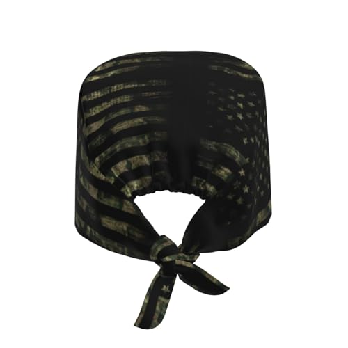 Adjustable Working Cap Breathable Unisex Women Men Elastic Bandage Tie Back Hats Scrub Nursing Doctor Surgeon Cap