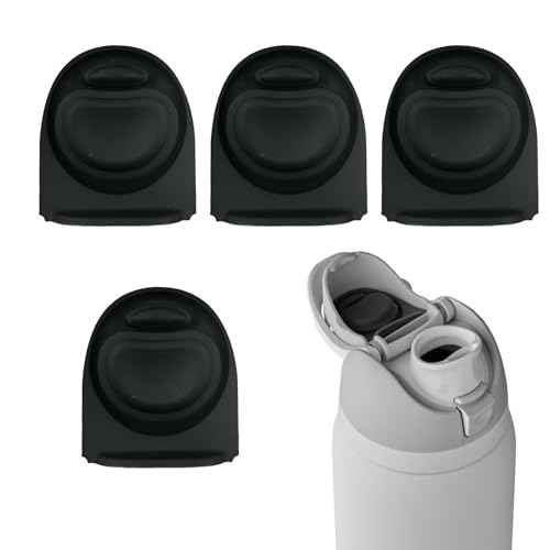 4 Pcs Water Bottle Replacement Parts for Owala 19/24/32/40oz Gasket Plug Lid, Water Bottle Top Lid Gasket Compatible with Owala FreeSip