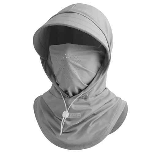 Cooling Breathable Balaclava Full Face Mask with Wide Brim Sun UV Protection Hood for Men Women Fishing Motorcycle Skiing