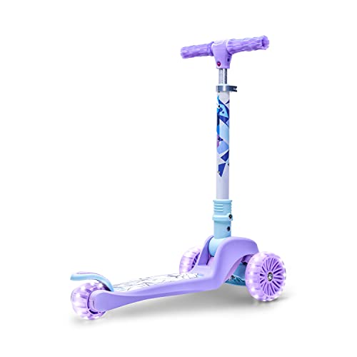 Jetson Character Kids Kick Scooter, LED Lights on Stem & Light-Up Wheels, Lightweight Frame, Height-Adjustable Handlebar, Lean-to-Steer System, Easy-Fold Mechanism
