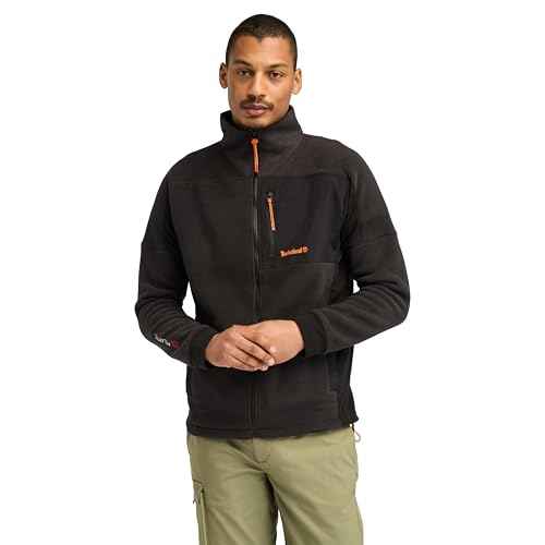 Timberland mens Polartec Mix Media Full Zip Fleece