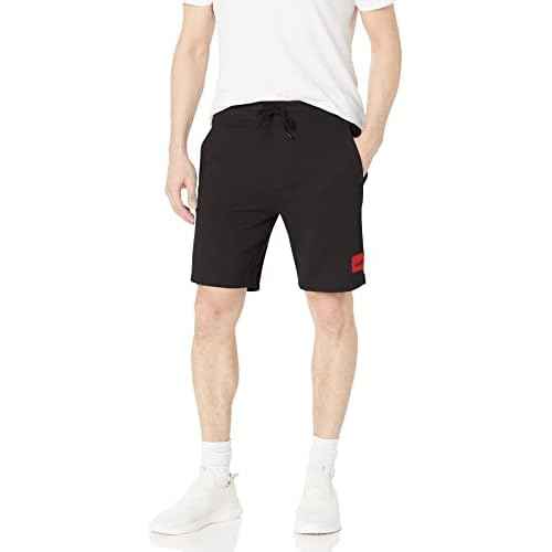 HUGO Men's Big Square Logo Jersey Shorts