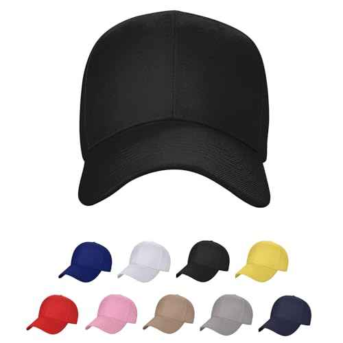 Custom Baseball Caps Personalized Hats Design Your Own Text and Logo for Outdoor, Gifts, 9 Colors