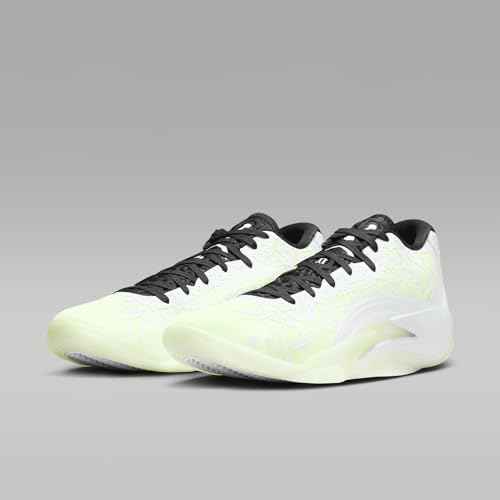 Jordan Zion 3 Men's Shoes (DR0675-106, White/University RED/Cement Grey)