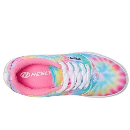 HEELYS Youth Girls Pro 20 Prints Ivory Ella Wheels Skate Sneaker Shoes