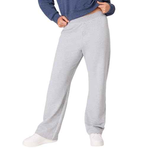 Hanes Women's Sweatpants, EcoSmart Fleece, Pocketless Open-Bottom Sweatpant, Regular & Petite