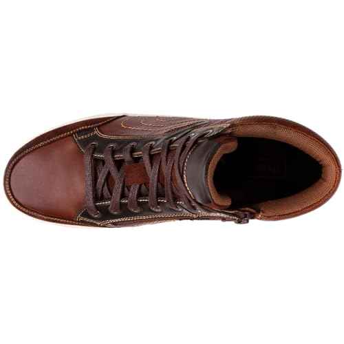 Propet Mens Kenton High Sneakers Shoes Casual - Brown