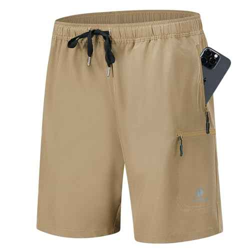 HOTSUIT Men's Hiking Cargo Shorts Quick Dry Lightweight Outdoor 7.5" Shorts with 4 Large Pockets