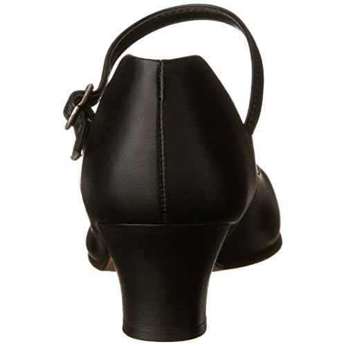 Capezio Women's Jr. Footlight Character Shoe,Black,9.5 M US