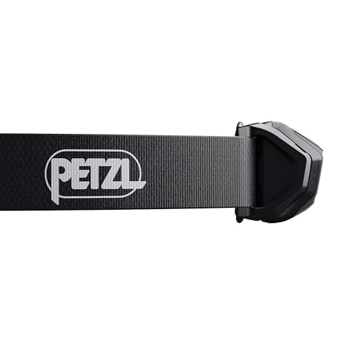 PETZL TIKKINA Headlamp - Compact, Easy-to-Use 300 Lumen Headlamp, Designed for Hiking, Climbing, Running, and Camping - Black