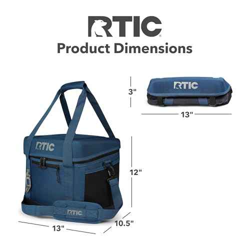 RTIC 28 Can Everyday Cooler, Soft Sided Portable Insulated Cooling for Lunch, Beach, Drink, Beverage, Travel, Camping, Picnic, for Men and Women
