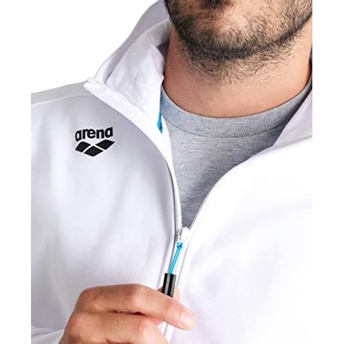 ARENA Team Unisex Sporty Hooded Panel Reflective Jacket for Men and Women - Athletic or Casual Wear
