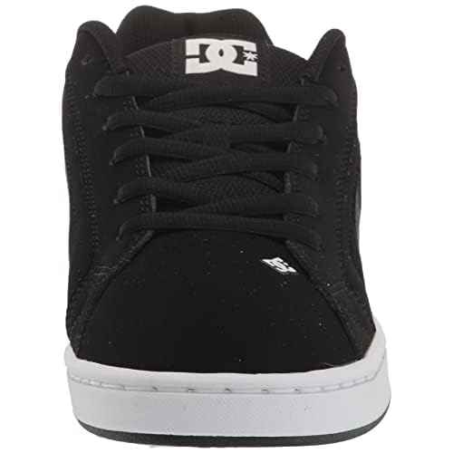 DC Men's Net Skate Casual Shoe, Black/Armor/Black, 13