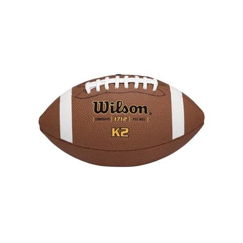 Wilson K2 Official Composite Football, under 10