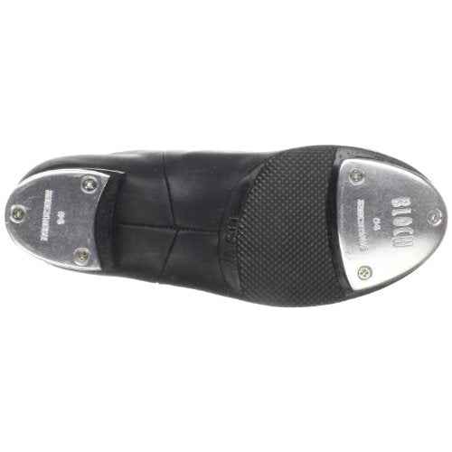 Bloch Girl's TAP-Flex Slip ON, Black, 12.5 X US Little Kid