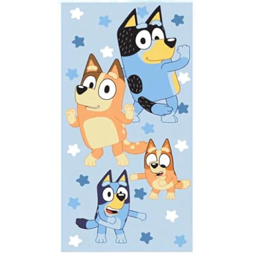 Jay Franco Bluey Kids Beach Towel, Celebration Dance - 27"x54"