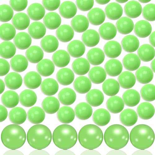 Civaner 150 x 68 Caliber Projectiles for Self Defense and Practice Reusable 68 Breaker Paintballs Solid Plastic Nylon Projectiles