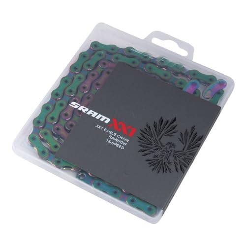 SRAM XX1 Eagle AXS Chain - 12-Speed, 126 Links, Rainbow