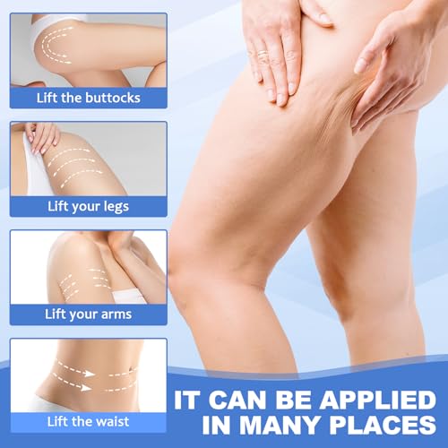 Thigh Lift Tape for Loose Skin, Waterproof Invisible Firming Patches for Legs, Reducing Thigh Friction, Lift and Patches Legs for Sagging Skin, Stomach, Arms, Body Tape for Women, 1BOX