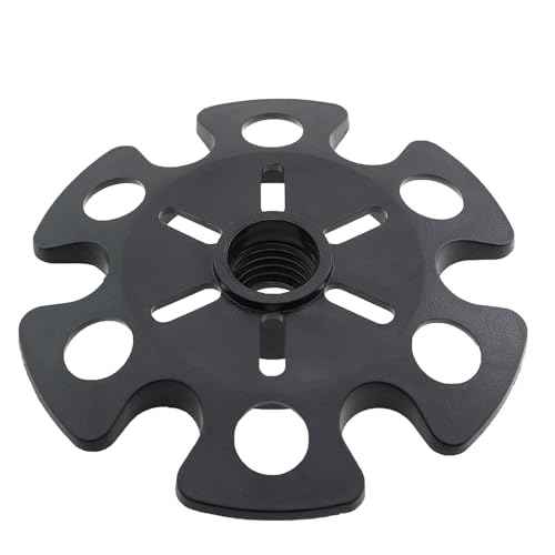 2PCS Trekking Pole Snow Baskets Universal Accessories for Walking Sticks Anti Sink Tips Horseshoe Foot Plastic Protectors and Replacement Tips for Trekking Poles in Black