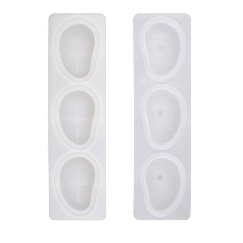 Surakey 3-Cavity Mango Mold Cake Silicone Molds for Baking Dessert Jelly Ice Cream 3D Fruit Shapes Silicone Mold for Chocolate Candy Pastry Truffle Pudding Jelly Cheesecake Mousse Soap