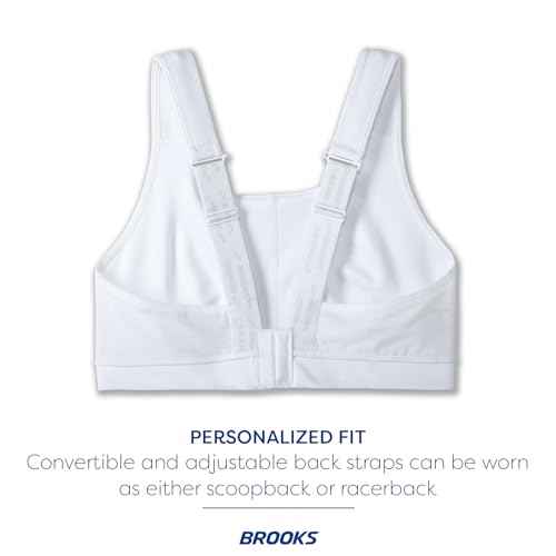 Brooks Women's Convertible 2.0 Sports Bra for High Impact Running, Workouts and Sports with Maximum Support