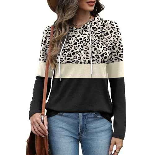 Bofell Hoodies for Women Long Sleeve Shirts Fall Clothes 2025 Outfits Crewneck Sweatshirts Winter Fashion Clothing