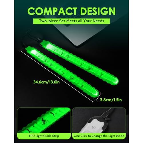 2025 New-Shaped Rechargeable LED Armband 2-Pack, High Visibility Reflective Running Gear for Night Safety, 5 Colors & 3 Modes Light Up Armbands for Night Walking, Cycling, Gift for Women Men