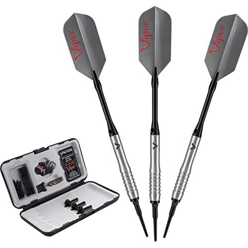 Viper V-Factor 90% Tungsten Soft Tip Darts with Storage/Travel Case