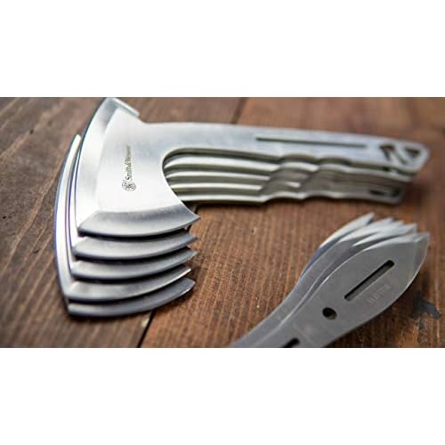 Smith & Wesson Bullseye Throwing Products with Full Tang Stainless Steel Design and Protective Nylon Sheaths for Recreation and Competition