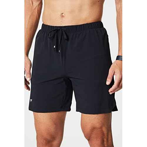 Fabletics Men's The One Short (Unlined), Training, Swimming, Lightweight, Quick-Dry, Zip Pocket, Stretch Woven