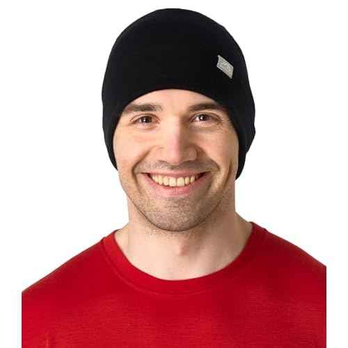 Merino Wool Beanie Men and Women ? Novelty Cuff Merino Wool Hats for Men and Women - Unisex Adult Beanie Hat and Socks