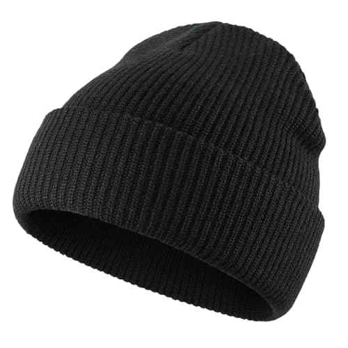 Home Prefer Beanie Hat for Men Women Winter Hats for Men Women Warm Cuff Beanie Knit Skull Cap for Running Hiking Gardening