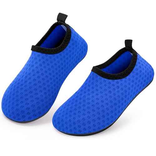 Kids Boys Girls Swim Water Shoes, Toddler Kids Swim Water Shoes Non-Slip Quick Dry Beach Shoes,Barefoot Sports Shoes Aqua Socks for Beach Outdoor Sports