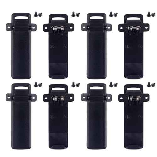 Belt Clip for Baofeng UV-5R UV-5RA UV-5RB UV-5RC 5RD 5RE 5RE+ Two Way Radio Walkie Talkie Back Clip,8 Pack/Pcs/Set