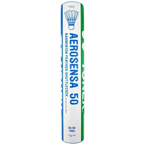 YONEX AEROSENSA 50 Championship Tournament, White, 1 Dozen, 1 Tube, 3 (AS503)