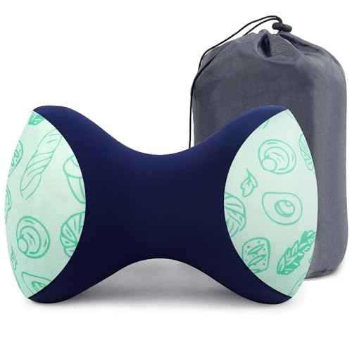 Knee Pillow for Side Sleepers, Camping Pillow, Leg Pillow, Small Memory Foam Pillow Travel, Comfortable Leg Pillow for Side Sleeping, Compatible for Camping