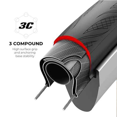 Vittoria Rubino Pro IV Graphene 2.0 - Performance Road Bike Tire - Tubeless Ready - Foldable Bicycle Tires (700x28c, Full Black)