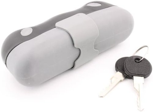 Heavy Duty 14mm U Lock for Bikes - Anti-Theft Bicycle Lock with Mount & 2 Keys