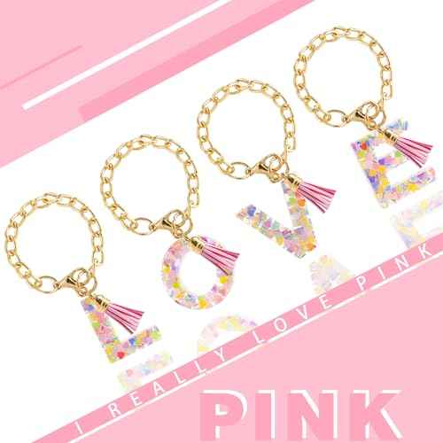 Letter Charm Accessories for Stanley Cup 1 PCS Cute Initial Keychain Handle Charm for Stanley Tumbler for Women