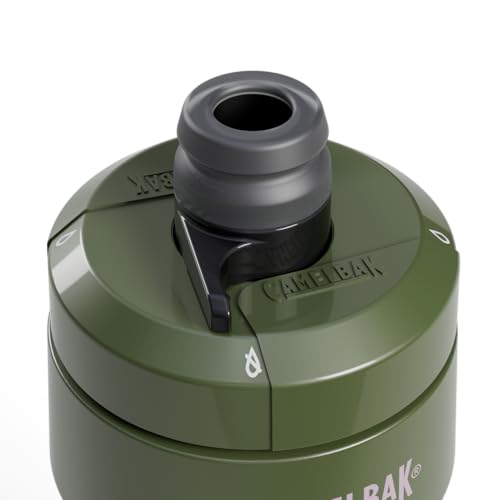 CamelBak Podium 24oz Bike Water Bottle - Easy Squeeze Bottle - Fits Most Bike Cages, Deep Fern