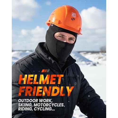 GXCROR Ski Mask Balaclava,Cold Weather Windproof Thermal Winter Face Mask Head Cover Skimask for Men/Women