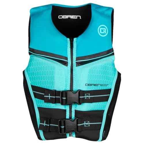 O'Brien Youth Small Flex V-Back CGA Life Jacket (55-75 lbs), Aqua
